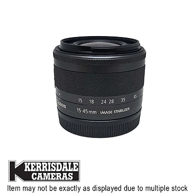 Canon-Used 15-45mm F3.5-6.3 IS STM - Good Condition - Canon EF-M Mount - Used # 587.156A1545