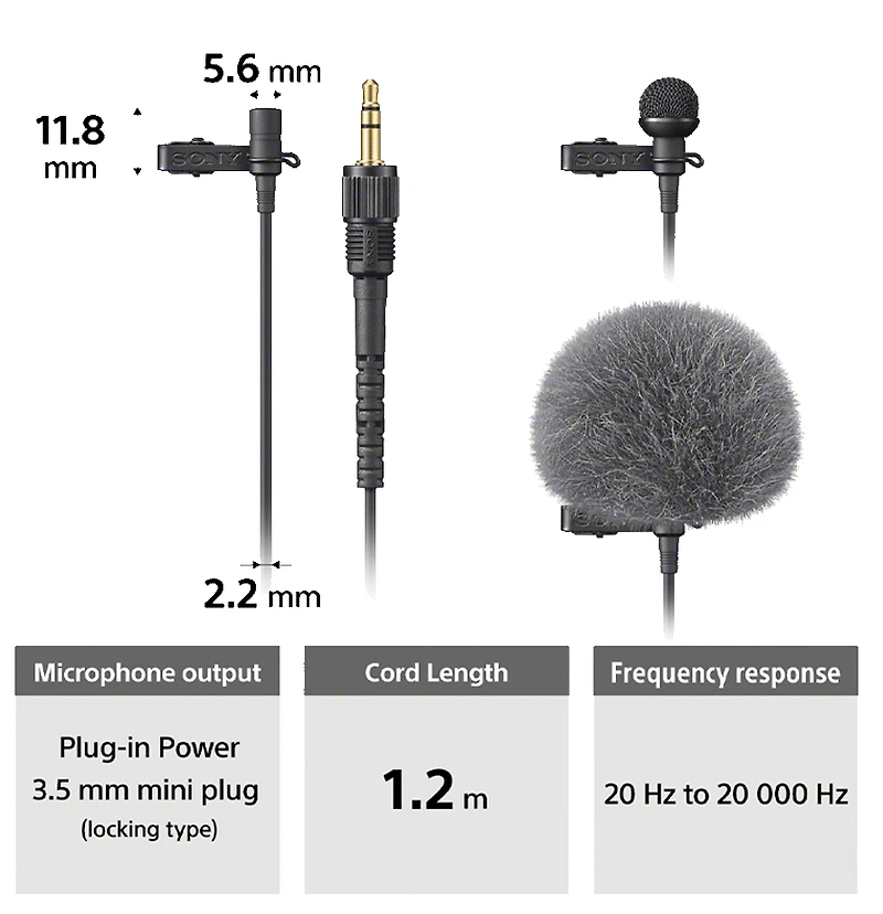 Sony ECM-L1 Lavalier Microphone