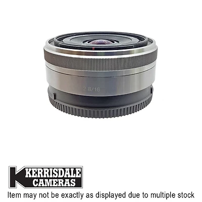 Sony-Used 16mm F2.8 (Silver) - Good Condition - Sony E Mount - Used # 587.575A16