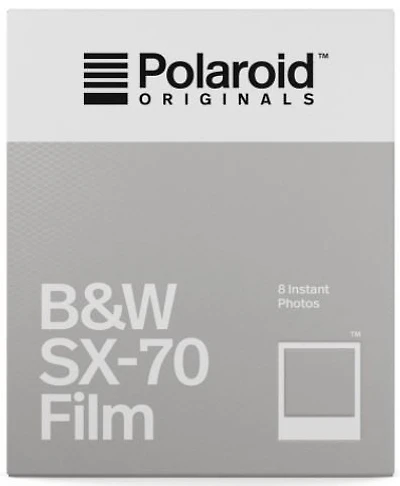 Polaroid Originals BW SX-70 Instant Film - Pack of 8 Sheets