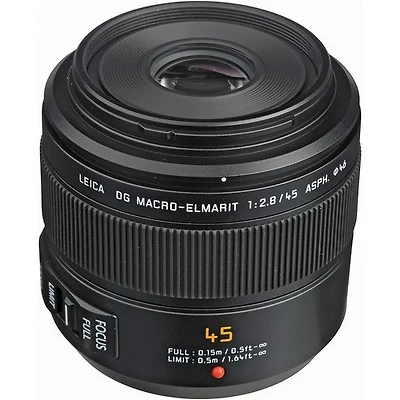 Panasonic-Lumix LEICA DG MACRO-ELMARIT lens, 45mm / F2.8 ASPH. / MEGA O.I.S.