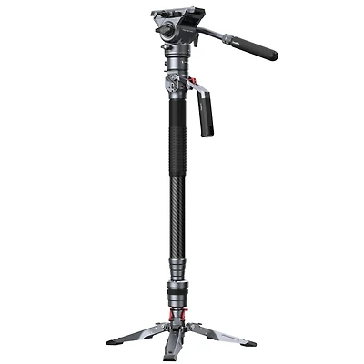 Smallrig Carbon Fiber Monopod Tripod with Fluid Head #5565