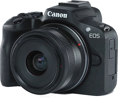 Canon EOS R50 Mirrorless Camera with RF-S 18-45mm f4.5-6.3 IS STM Lens - Black