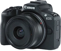 Canon EOS R50 Mirrorless Camera with RF-S 18-45mm f4.5-6.3 IS STM Lens - Black