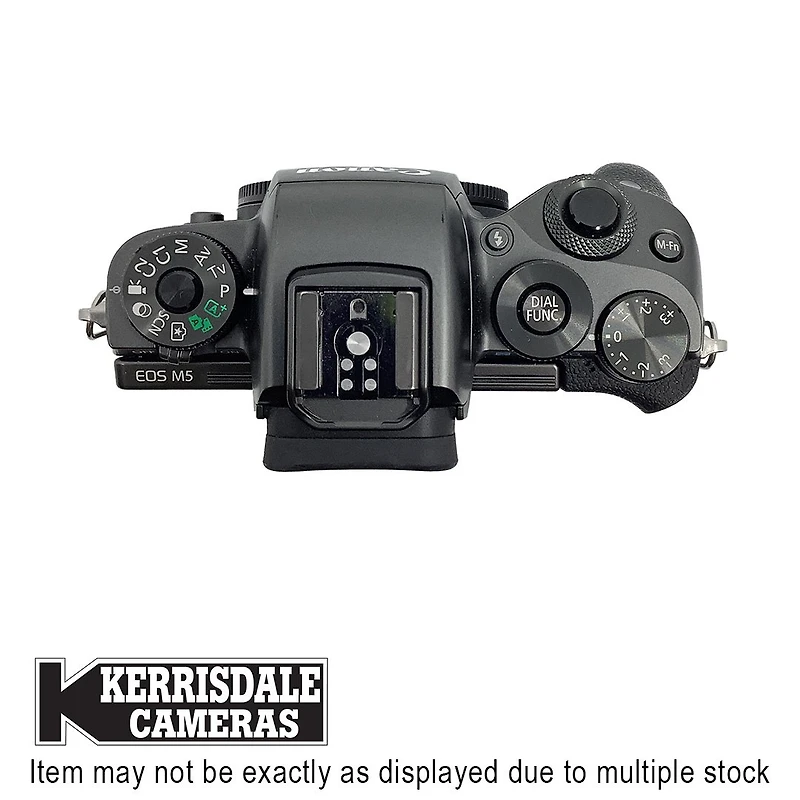 Canon-Used M5 Body (Black) – 24 MP 4K Touchscreen WiFi - Good Condition - Canon EFM Mount – Used # 587.CAM5