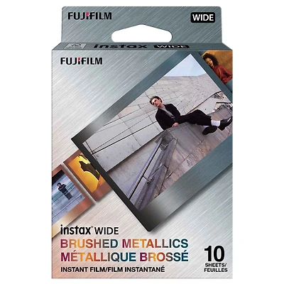 Fujifilm Instax Wide Brushed Metallics Instant Film - 10 exposures