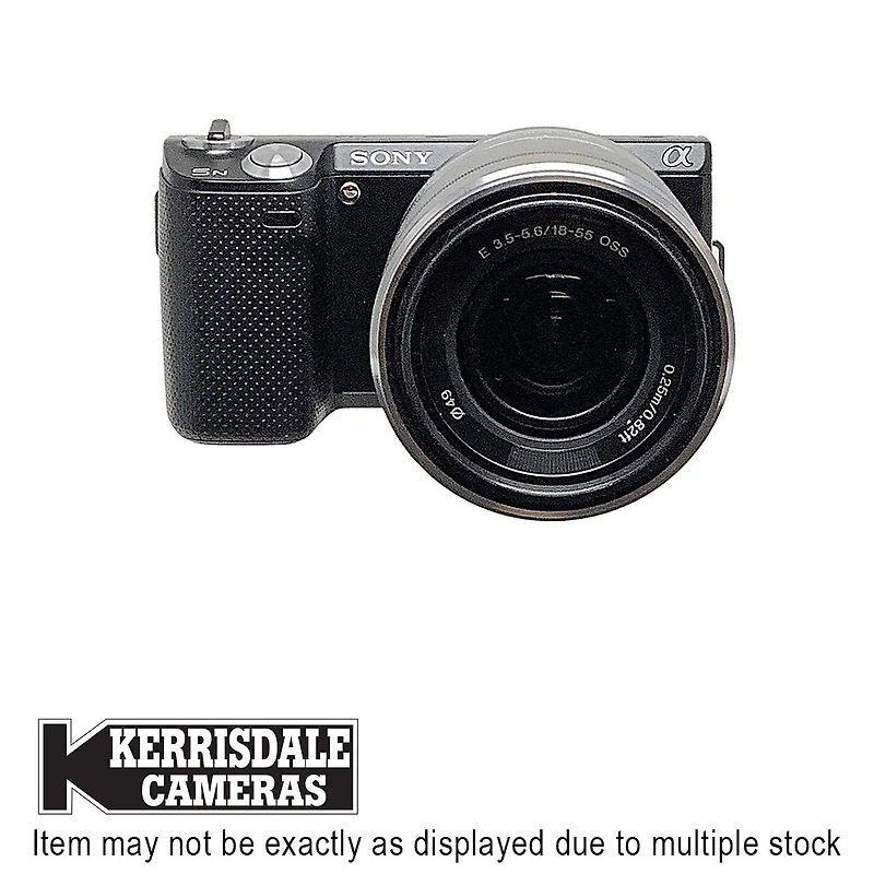 Sony-Used NEX-5N With 18-55 (Black/Silver) - 16MP - Good Condition - Sony E Mount - Used # 587.21930602X
