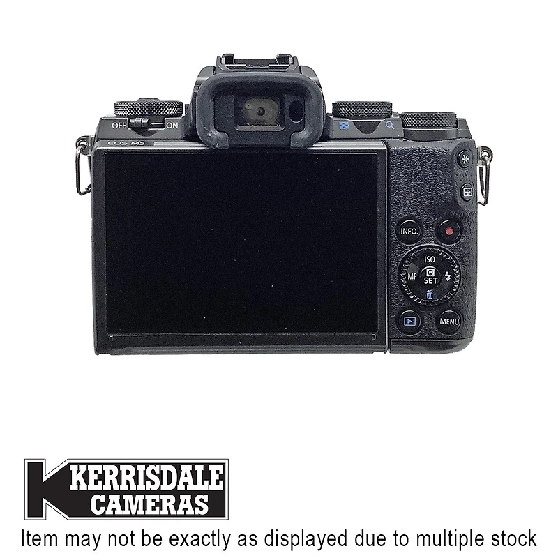 Canon-Used M5 Body (Black) – 24 MP 4K Touchscreen WiFi - Good Condition - Canon EFM Mount – Used # 587.CAM5