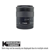 Canon-Used 18-55mm F3.5-5.6 IS STM - Good Condition - Canon EF-M Mount - Used # 587.156A1855M