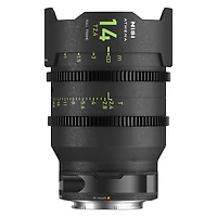Nisi ATHENA PRIME Full Frame Cinema Lens Kit with 5 Lenses - 14mm T2.4 - 25mm T1.9 - 35mm T1.9 - 50mm T1.9 - 85mm T1.9 with Hard Case