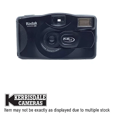 Kodak-Used KB18 Black (Fixed Lens) - Fair Condition - 35mm Film Point and Shoot – Used # 587.21418115
