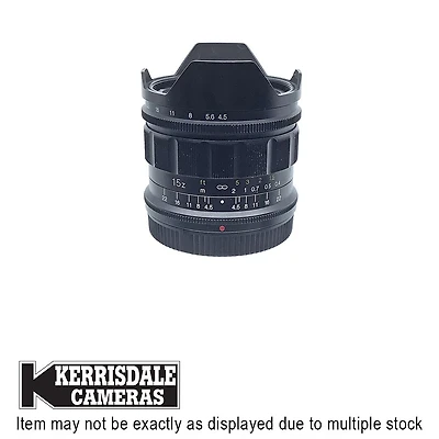 Voigtlander-Used 15mm F4.5 (MF) - Good Condition - Nikon Z Mount - Used # 587.21918101