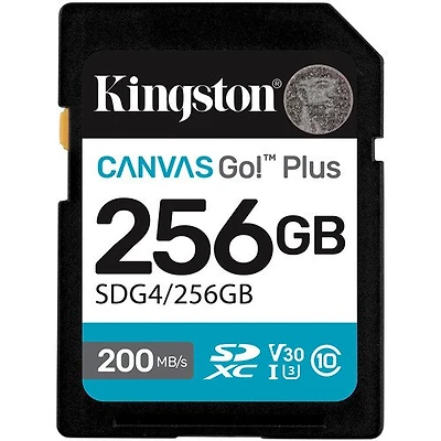 Kingston 256GB Canvas Go! Plus SD Memory Card