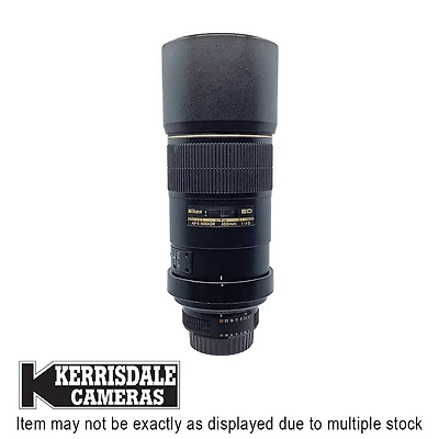 Nikon-Used 300mm F4 AFS IF ED - Fair Condition - Dent in Filter Ring - Nikon FX Lens – Used # 587.12623800X