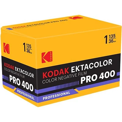 Kodak EKTACOLOR PRO 400 Color Negative Film - 35mm Roll - 36 Exposures