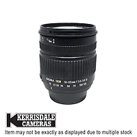Sigma-Used 18-125mm F3.5-5.6 DC - Nikon DX Mount – Used # - 587.18607701X