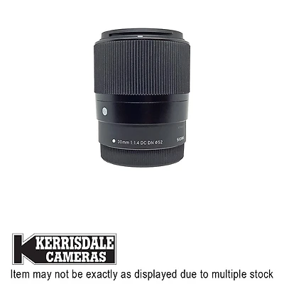Sigma-Used 30mm F1.4 DN – Good Condition - Canon EFM Mount – Used # 587.156A30S