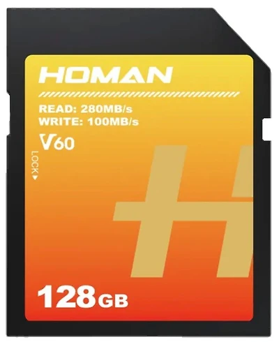 Homan 128GB UHS-II SD Card (V60)