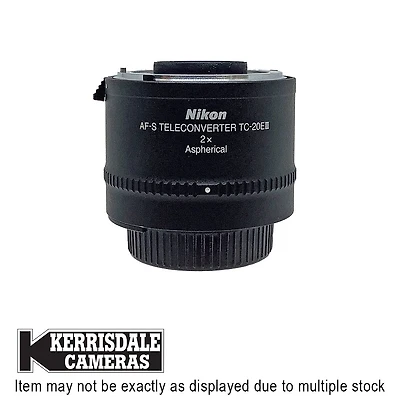 Nikon-Used TC-20E III Teleconverter - Good Condition - Nikon FX Mount - Used # 587.25TC20E3