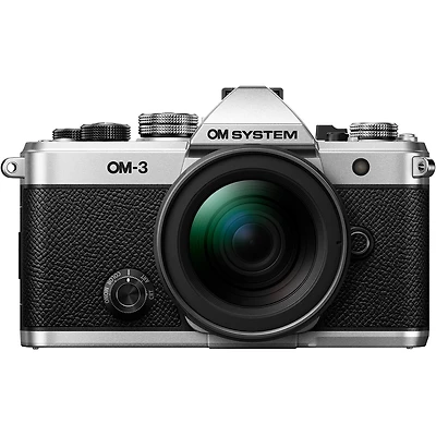 Om-System OM-3 Mirrorless Camera with 12-45mm f4 Lens Kit