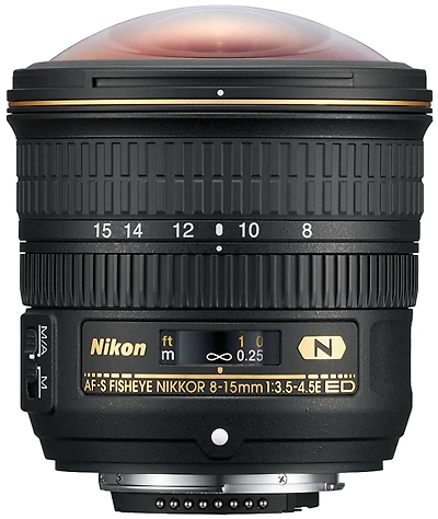 Nikon AF-S FISHEYE NIKKOR 8-15mm f/3.5-4.5E ED