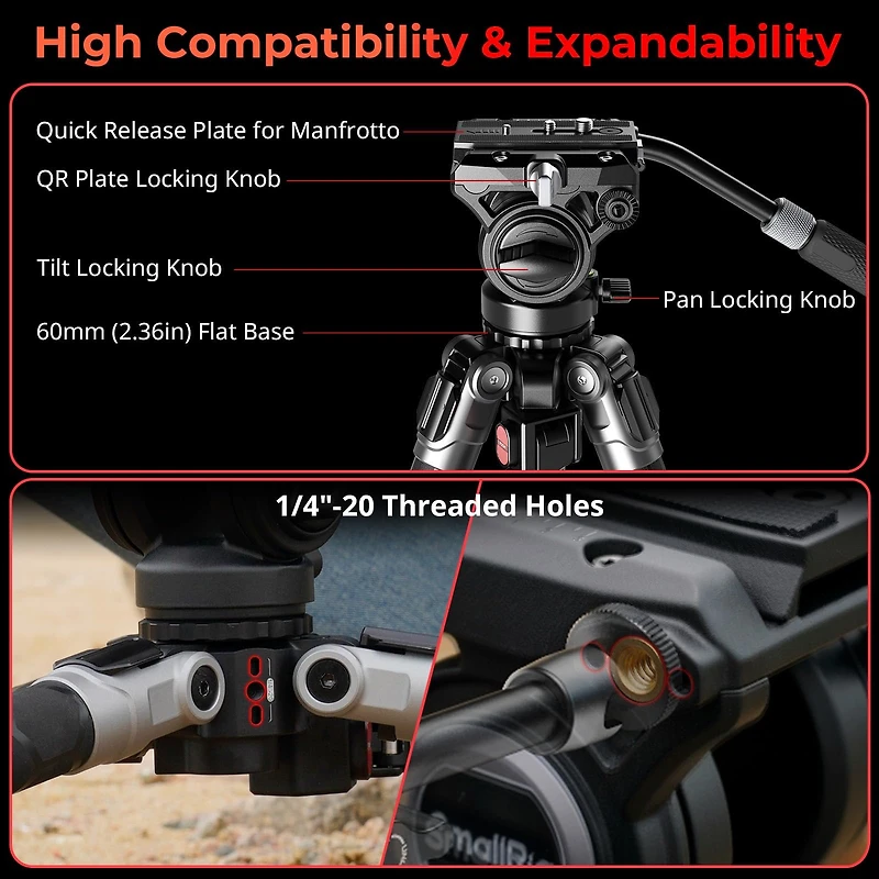 Smallrig x Potato Jet TRIBEX Hydraulic Tripod Kit #5305
