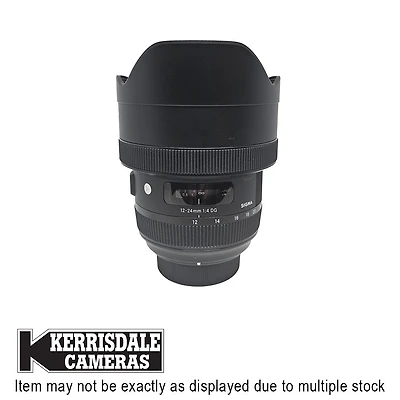 Sigma-Used 12-24mm F4 DG HSM ART – Good Condition - Nikon FX Mount - Used #587.25A1224S