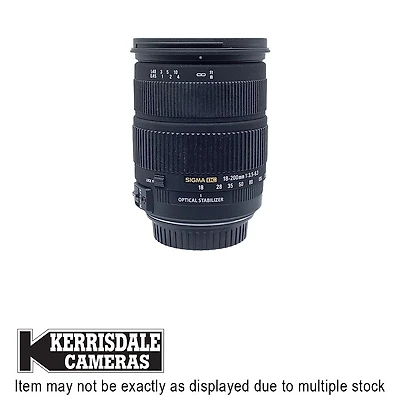 Sigma-Used 18-200mm F3.5-6.3 DC OS - Good Condition - Canon EFS Mount – Used # 587.156A18200S