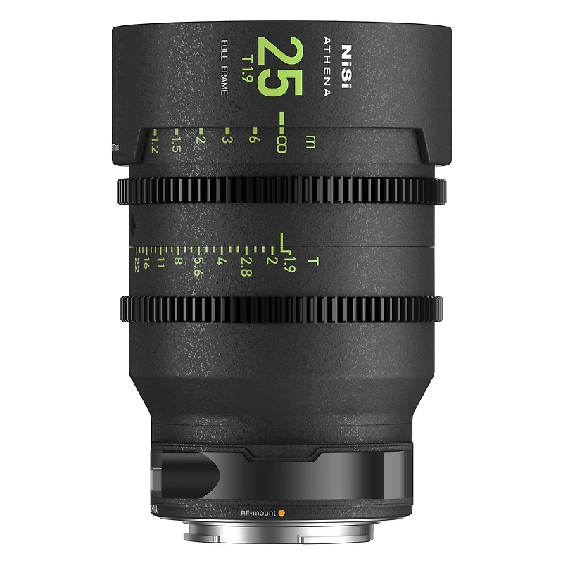 Nisi ATHENA PRIME Full Frame Cinema Lens Kit with 5 Lenses - 14mm T2.4 - 25mm T1.9 - 35mm T1.9 - 50mm T1.9 - 85mm T1.9 with Hard Case