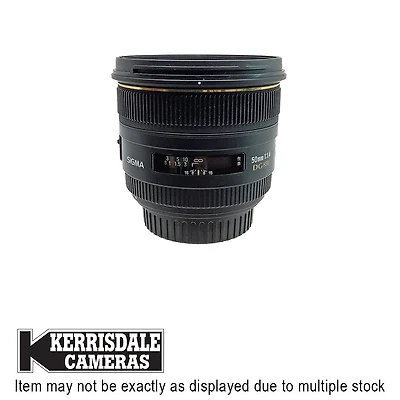 Sigma-Used 50mm F1.4 EX DG HSM - Fair Condition - Dusty - Canon EF Mount – Used # 587.22023301X