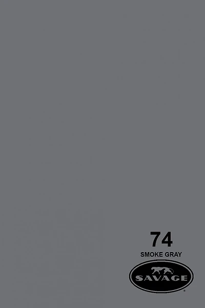 Savage-Universal Widetone Seamless Background Paper 107'' x 12 yards (74 Smoke Gray)