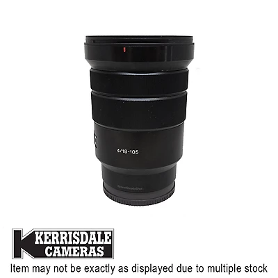 Sony-Used 18-105mm F4 G PZ OSS - Fair Condition - Minor Moisture - Sony E Mount - Used # 587.22119801X