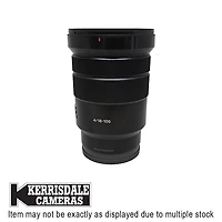 Sony-Used 18-105mm F4 G PZ OSS - Fair Condition - Minor Moisture - Sony E Mount - Used # 587.22119801X