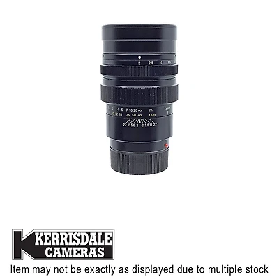 Leica-Used 90mm F2 V2 (MF) Black - Fair Condition - Marks Inside - Leica M Mount – Used # 587.21921401X