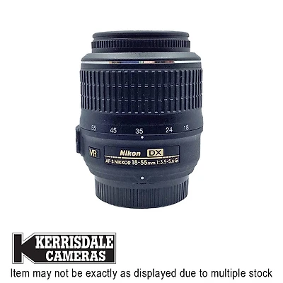 Nikon-Used 18-55mm F3.5-5.6 AF VR – Good Condition - Nikon DX Mount – Used # 587.25A1855V