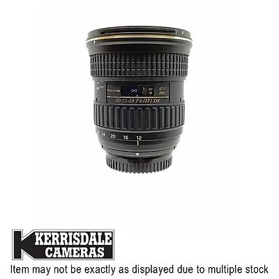 Tokina-Used 12-28mm F4 (AFS) - Good Condition – Nikon DX Mount  – Used # 587.21916300X