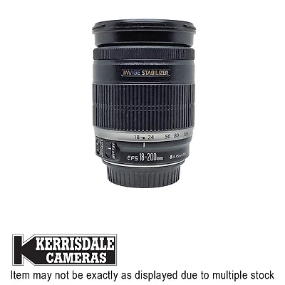 Canon-Used 18-200mm F3.5-5.6 - Good Condition - Canon EF-S Mount - Used # 587.156A18200