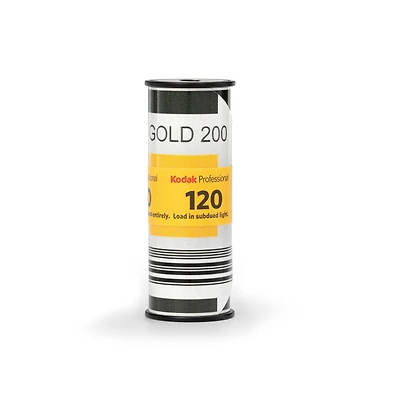 Kodak Professional Gold 200 Color Negative Film - 120 Roll - Single Roll