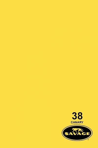 Savage-Universal Widetone Seamless Background Paper 107'' x 12 yards (38 Canary)