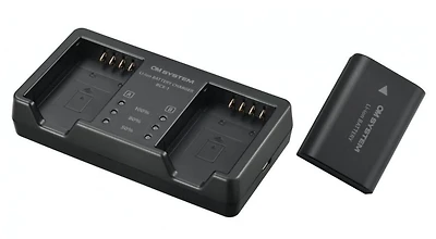 Om-System SBCX-1 Lithium Ion Battery and Charger Kit