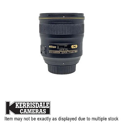 Nikon-Used 24mm F1.4 AFS G - Fair Condition - Nikon FX Mount - Used # 587.21726500X