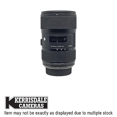 Sigma-Used 18-35mm F1.8 ART DC – Good Condition - Nikon DX Mount – Used # 587.25A1835S