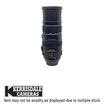 Sigma-Used 150-500mm F5-6.3 DG OS HSM – Fair Condition - Wear And Dust - Nikon FX Mount - Used # 587.18001600X
