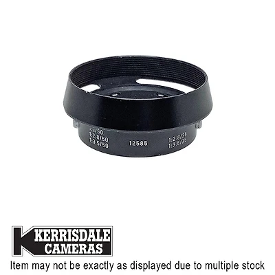 Leica-Used Vented Hood (12585) for 50mm F2 / F2.8 / F3.5 - Consignment # 588.32435