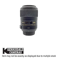 Nikon-Used 85mm F3.5 G ED  VR Micro - Good Condition – Nikon DX Mount – Used # 587.25A85M