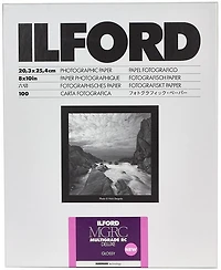 Ilford Multigrade V RC Deluxe Glossy 8 x 10 - 25 sheets + 2 HP5