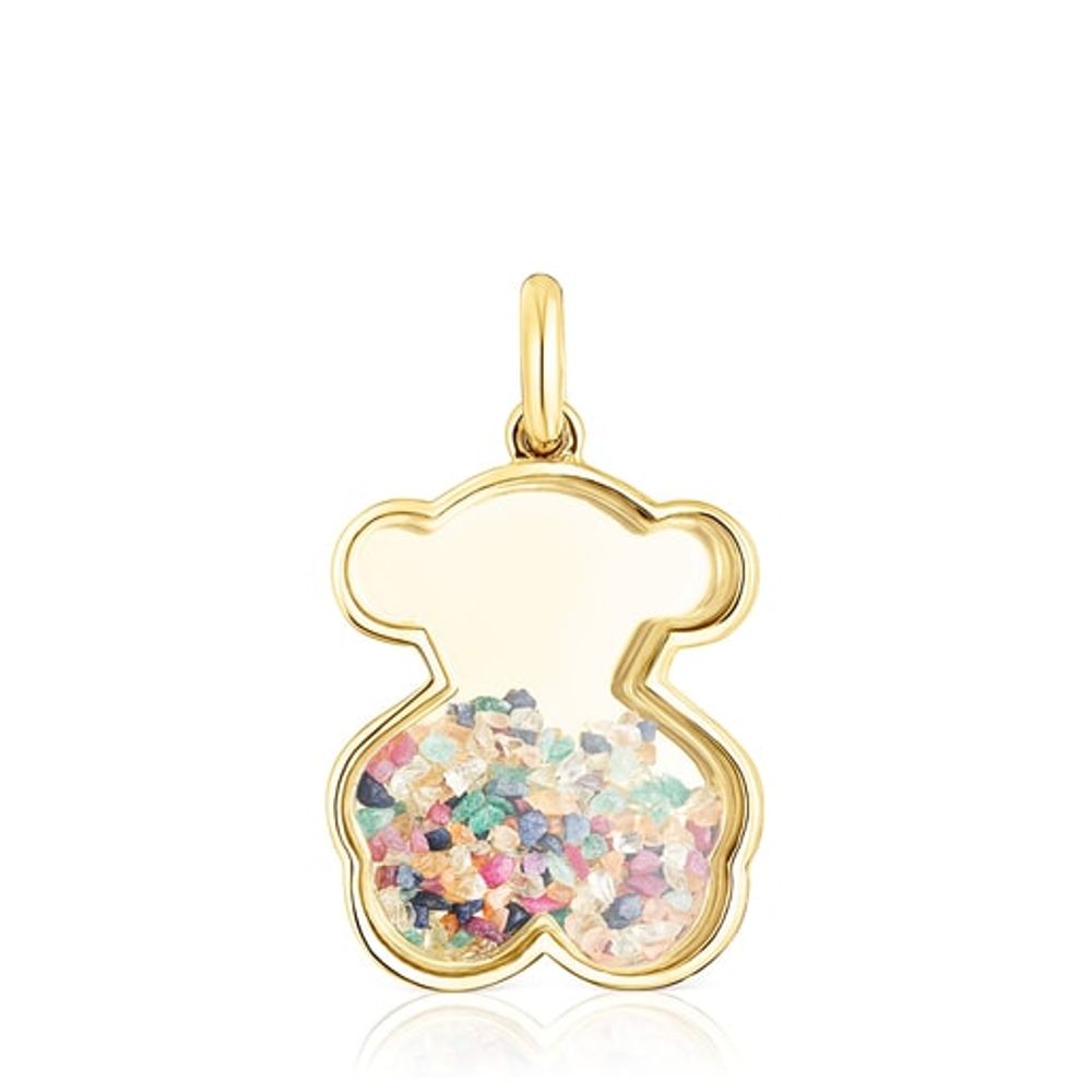 TOUS Silver vermeil Areia Pendant with multicolored gemstones | Westland  Mall