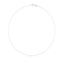 Silver Choker with oval rings measuring 45 cm TOUS Chain