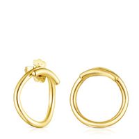 Silver vermeil Hav circular Earrings