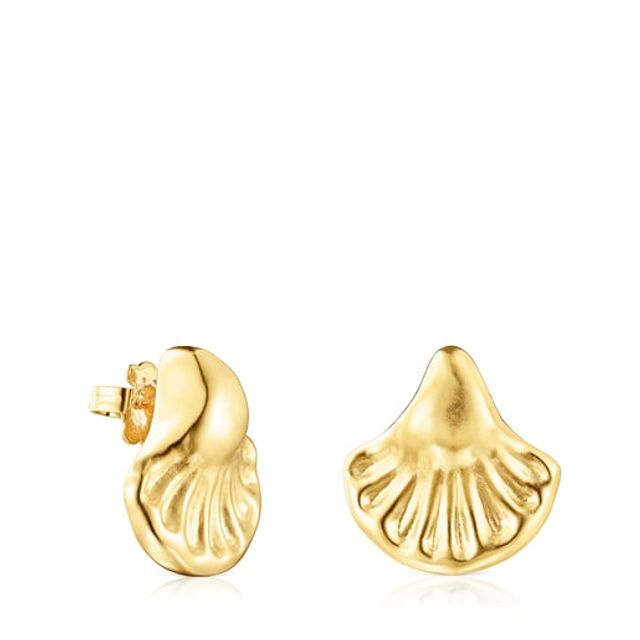 Silver Vermeil Oceaan shell Earrings